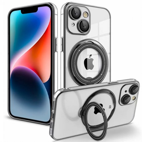 Custodia COOL per iPhone 14 Plus Magnetica Ring Nero