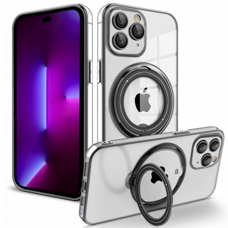 Custodia COOL per iPhone 14 Pro Magnetica Ring Nero