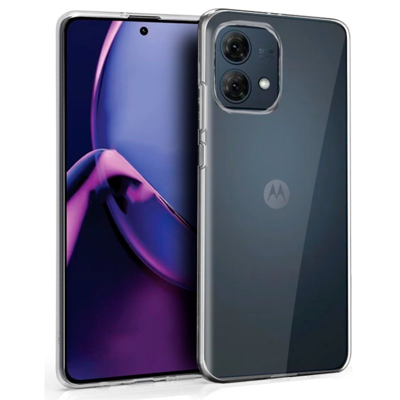 COOL Silicone Case for Motorola Moto G84 5G (Transparent) - Cool Accesorios