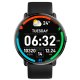 Smartwatch COOL Forever Silicone Black(AMOLED, Calls, Health, Sport)