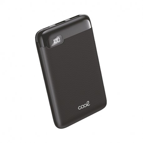 Bateria Externa Power Bank 5000 mAh Display COOL 10W Preto