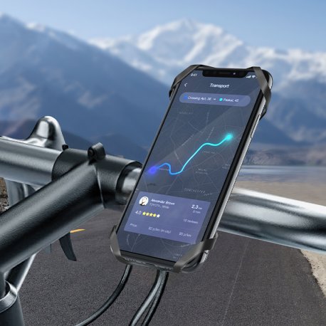 Supporto manubrio universale COOL per scooter / bici / moto 4-7 pulg