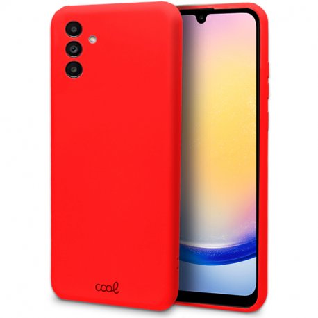 Custodia COOL per Samsung A256 Galaxy A25 5G Cover Rosso