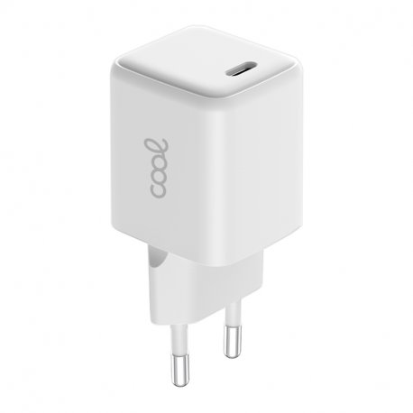 Carregador de rede Universal Ultra Fast Charger (PD) Type-C COOL (35W) Branco