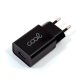 Universal Network Charger Input 1 x USB COOL 2.1 Amps Black