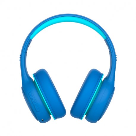 Cuffie Stereo Bluetooth COOL Kids Caschi per Bambini Blu (Volume Limitato)