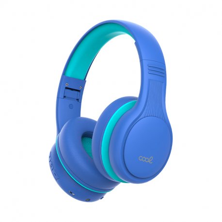 Auscultadores Estéreo Bluetooth Infantis COOL Kids Azul (Volume Limitado)