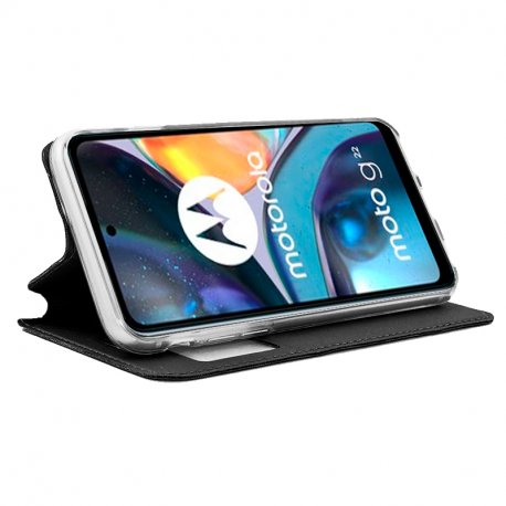 Custodia COOL Flip Cover per Motorola Moto G22 Nero
