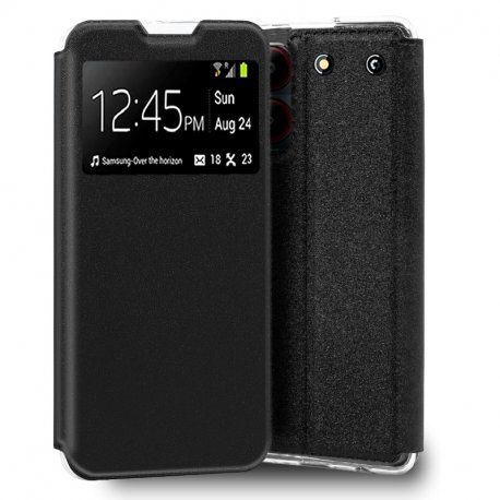 Custodia COOL Flip Cover per ZTE Blade A54 Smooth Nero