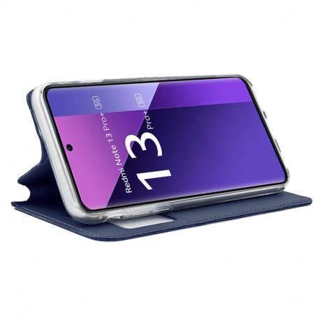 Custodia COOL Flip Cover per Xiaomi Redmi Note 13 Pro Plus 5G Blu