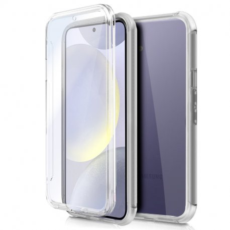 COOL 3D Silicone Case for Samsung S921 Galaxy S24 / S25 (Transparent Front + Back)