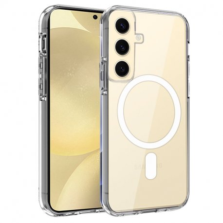 Carcasa COOL para Samsung S926 Galaxy S24 Plus / S25 Plus Magnética Transparente