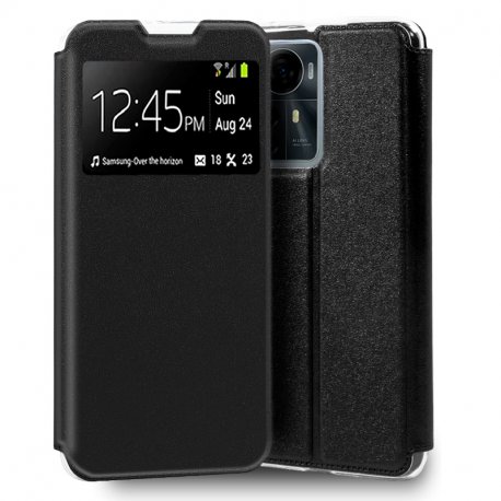 Capa Flip Cover COOL para ZTE Blade A72s Preto