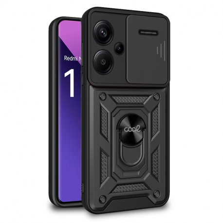 Custodia XINYEXIN Per Redmi Note 13 Pro Plus 5G - Trasparente Antiurto Morbida E Rigida - Nero