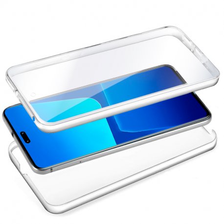 Capa COOL de Silicone 3D para Xiaomi 13 Lite (transparente frente + verso)