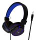 3.5 mm Jack Headphones COOL Toronto With Micro Black - Blue