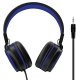 3.5 mm Jack Headphones COOL Toronto With Micro Black - Blue