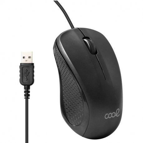 COOL USB Wired Mouse Black