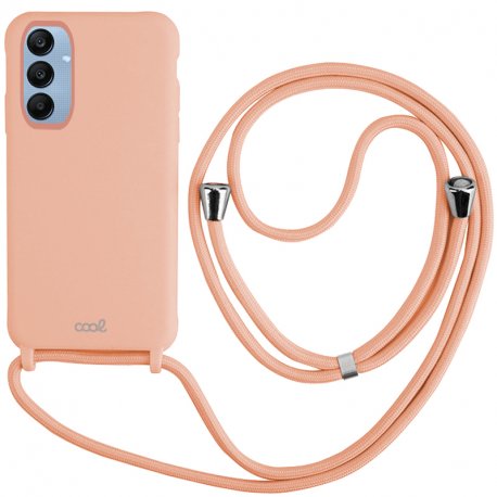 COOL Custodia per Samsung A256 Galaxy A25 5G Cord Plain Pink