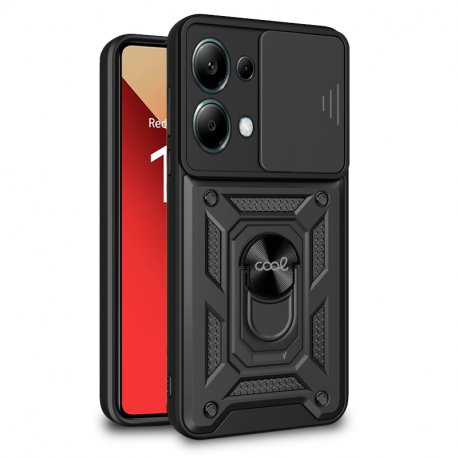 COOL Case for Xiaomi Redmi Note 13 Pro / Note 14S / Poco M6 Pro Hard Ring Black