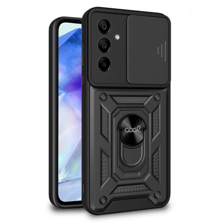 COOL Case for Samsung A556 Galaxy A55 5G Hard Ring Black