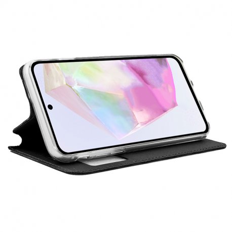 Capa COOL Flip Cover para Samsung A356 Galaxy A35 5G Liso Preto