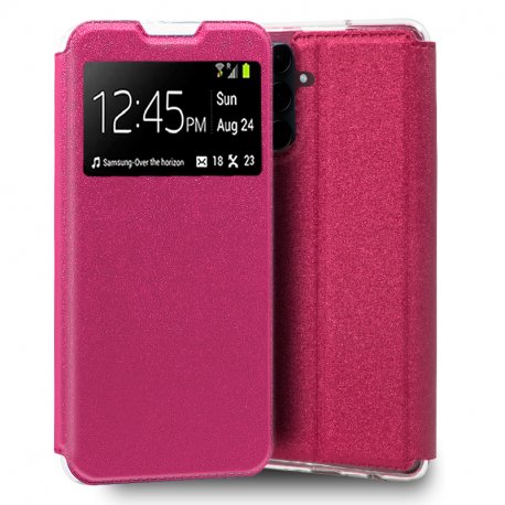 Custodia COOL Flip Cover per Samsung A556 Galaxy A55 5G Smooth Rosa
