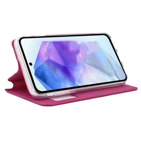 COOL Flip Cover for Samsung A556 Galaxy A55 5G Smooth Pink
