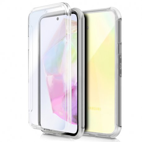 COOL 3D Silicone Case for Samsung A356 Galaxy A35 5G (Transparent Front + Back)