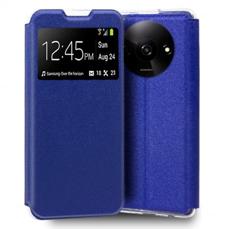 Custodia COOL Flip Cover per Xiaomi Redmi A3 Smooth Blu