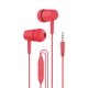 Headphones 3.5 mm COOL Bear Stereo With Micro Red
