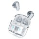 Auriculares Stereo Bluetooth Dual Pod Earbuds COOL Crystal Blanco