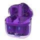 Auriculares Stereo Bluetooth Dual Pod Earbuds COOL Crystal Violeta