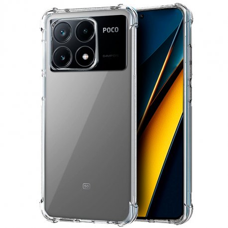 Carcasa COOL para Xiaomi Poco X6 Pro 5G AntiShock Transparente