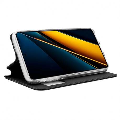 Capa COOL Flip Cover para Xiaomi Poco X6 Pro 5G Liso Preto