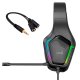 Stereo Gaming Headphones COOL Exodus RGB Lighting + Adapt. 3.5mm audio included