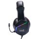 Stereo Gaming Headphones COOL Vista RGB Lighting + Adapt. 3.5mm audio included