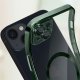 Custodia COOL per iPhone 15 con Bordo Verde Magnetico