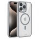 COOL Case for iPhone 15 Pro Max Magnetic Silver Edge