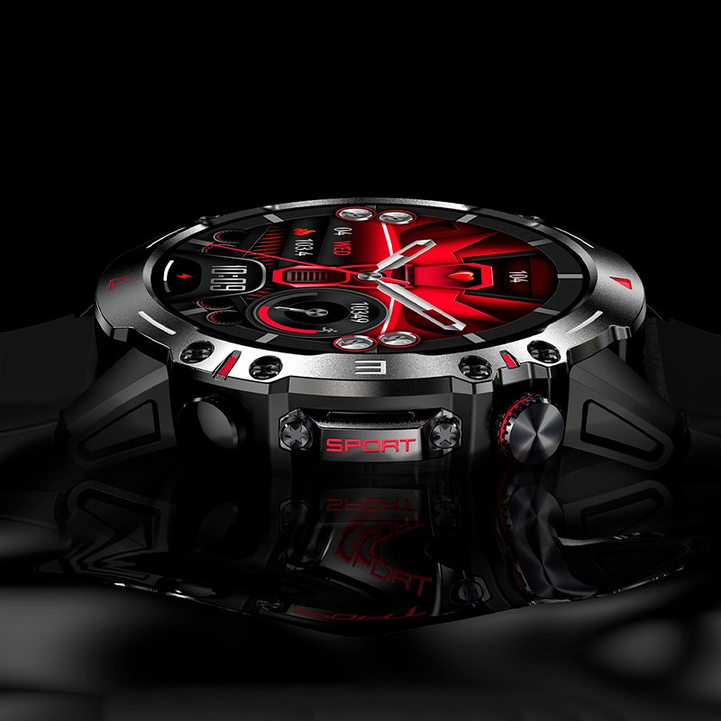 Smartwatch COOL Adventure Black (AMOLED, Calls, Health, Sport)