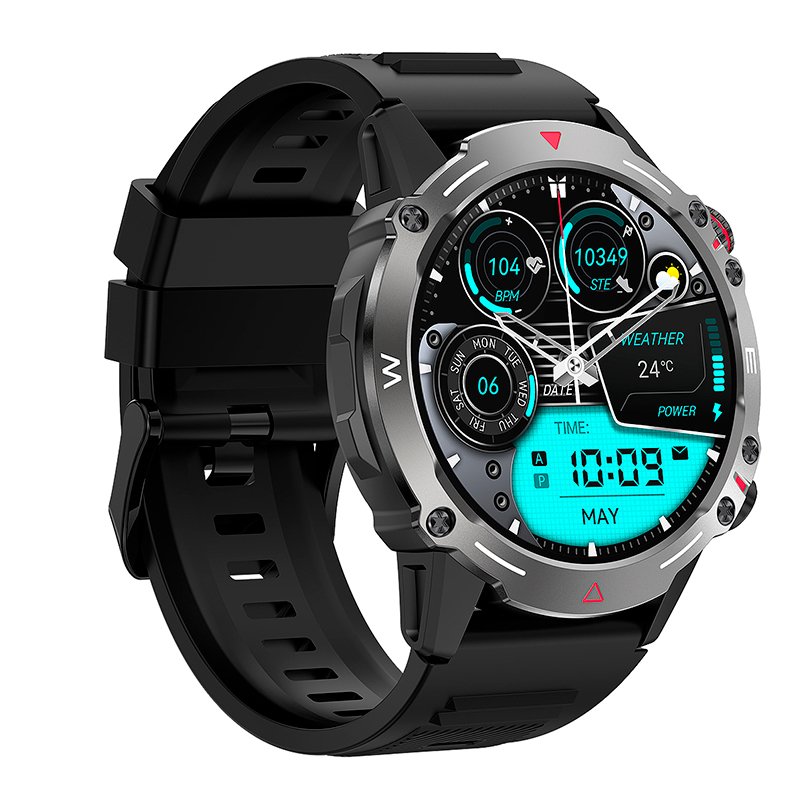 Smartwatch COOL Adventure Black (AMOLED, Calls, Health, Sport)
