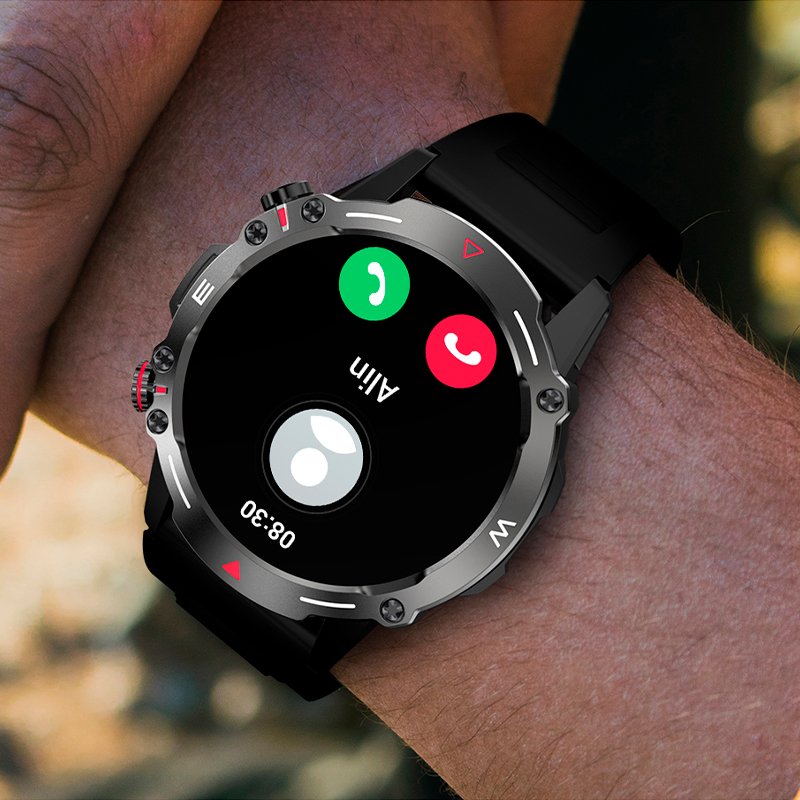 Smartwatch COOL Ecrã AMOLED Adventure Verde (Chamadas, Esporte, Saúde)