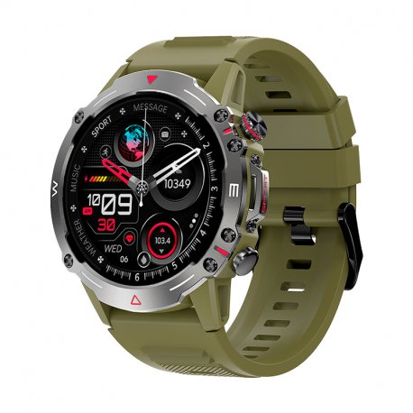 Smartwatch COOL Adventure Silicone Verde (AMOLED, Chiamate, Sport, Salute)
