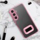 Carcasa COOL para Xiaomi Redmi 13C / 13C 5G / Poco C65 Borde Metalizado (Rosa)