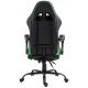 Cadeira Gaming Premium COOL Rest Preto-Verde (Apoio pes)