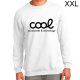 Moletom Cool Acessórios Tamanho XXL (Unisex) Branco