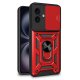 Carcasa COOL para iPhone 16 Hard Ring Rojo