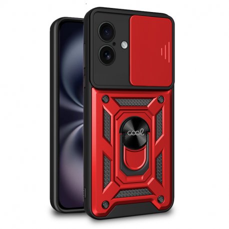 COOL Case for iPhone 16 Hard Ring Red