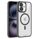 Custodia COOL per iPhone 16 con Bordo Nero Magnetico