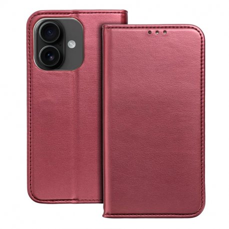 Custodia COOL Flip Cover per iPhone 16 Burgundy
